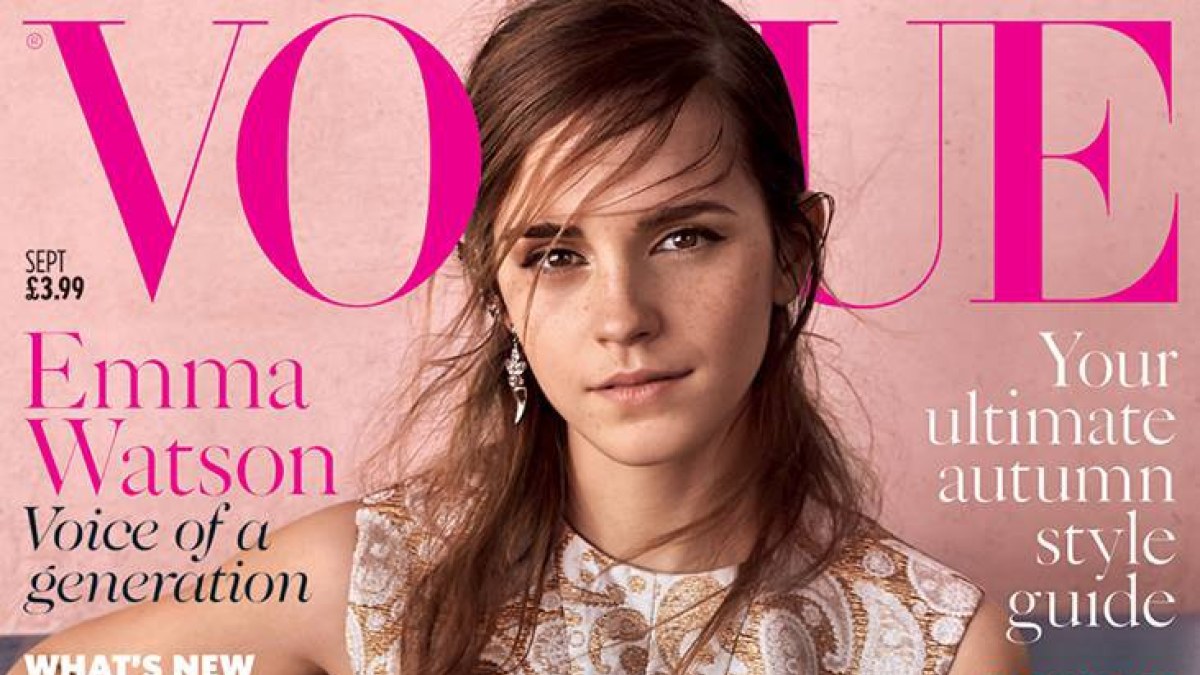 Emma Watson  / „Vogue“ viršelis