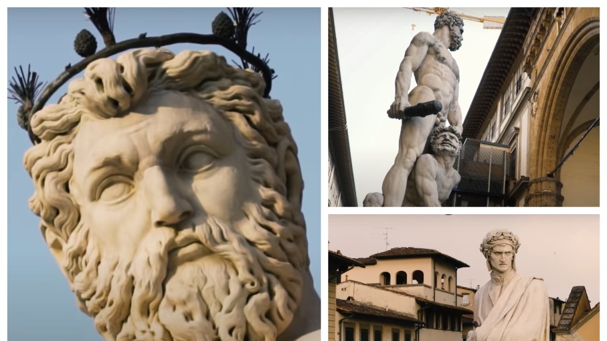 Florencijos skulptūros kreipėsi į žmones