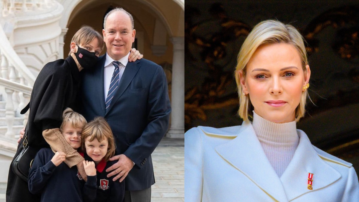 Monako princesė Charlene su šeima / „Vida Press" nuotr.