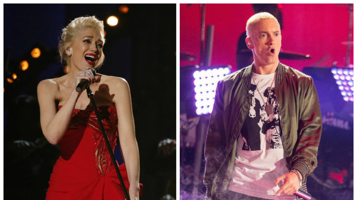 Gwen Stefani ir Eminemas / „Scanpix“ nuotr.
