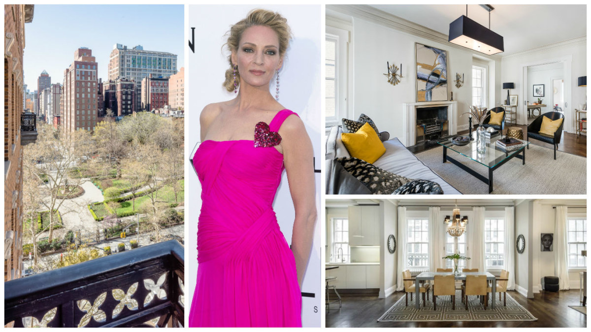 Uma Thurman už 6 mln. dolerių parduoda apartamentus Niujorke su privačiu parku / „Vida Press“ ir „Scanpix“ nuotr.
