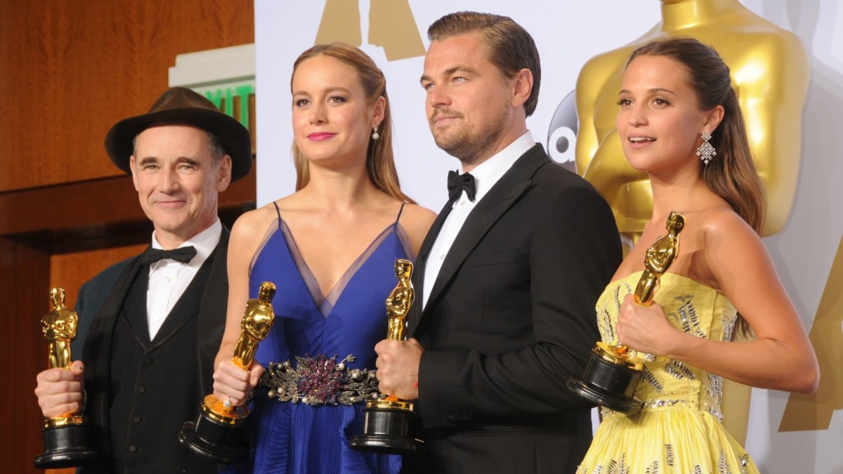 Markas Rylance'as, Brie Larson, Leonardo DiCaprio ir Alicia Vikander / „Scanpix“/„Sipa USA“ nuotr.