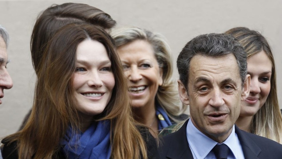 Carla Bruni-Sarkozy ir Nicolas Sarkozy