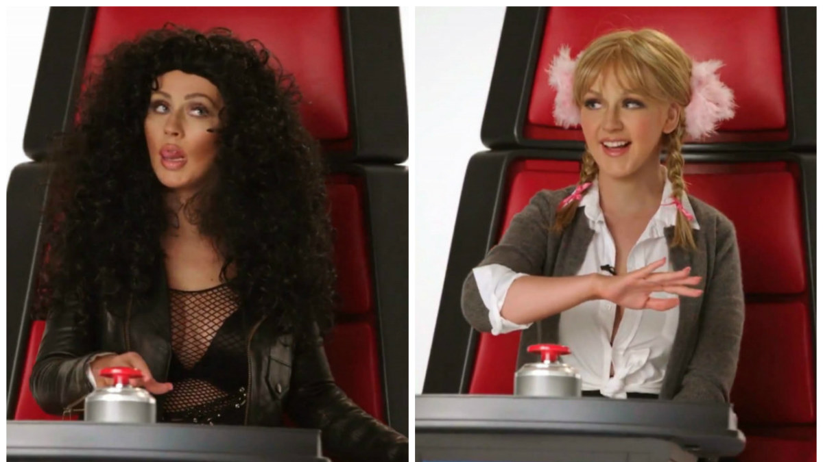 Christina Aguilera parodijuoja Cher ir Britney Spears / „Scanpix“/Xposurephotos.com nuotr.