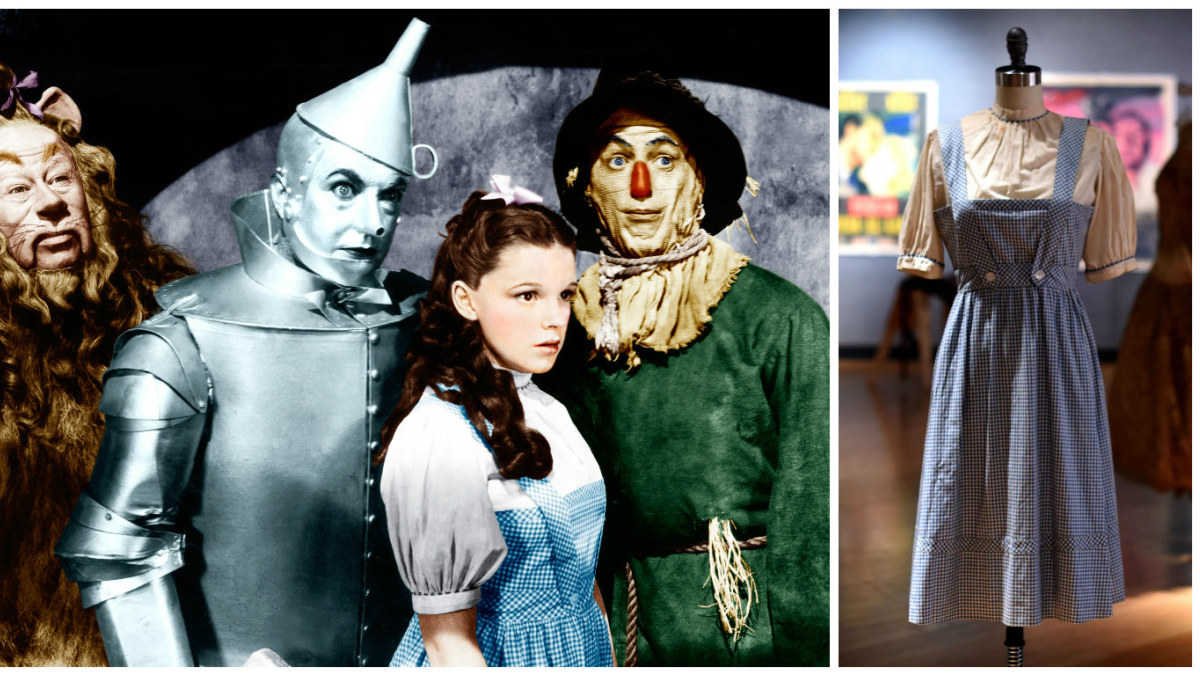 Judy Garland suknelė iš filmo „Ozo šalies burtininkas“ aukcione parduota už 1,5 mln. dolerių / „Vida Press“ ir „Scanpix“ nuotr.