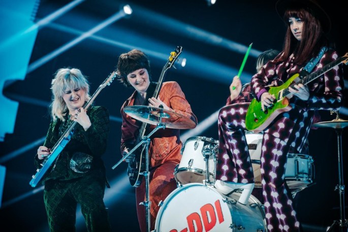 Danijos atsovės „Eurovizijoje'22“ merginų grupė „Reddi“ / EBU nuotr.