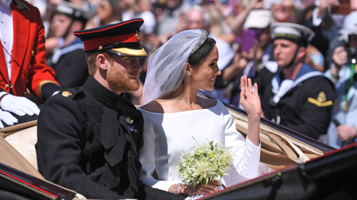 Princo Harry ir Meghan Markle vestuvių akimirkos / Vida Press nuotr.