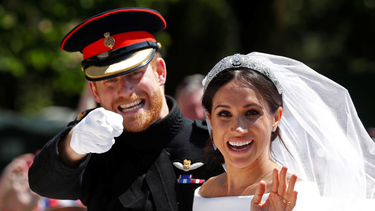 Princo Harry ir Meghan Markle vestuvių akimirkos / „Scanpix“ nuotr.