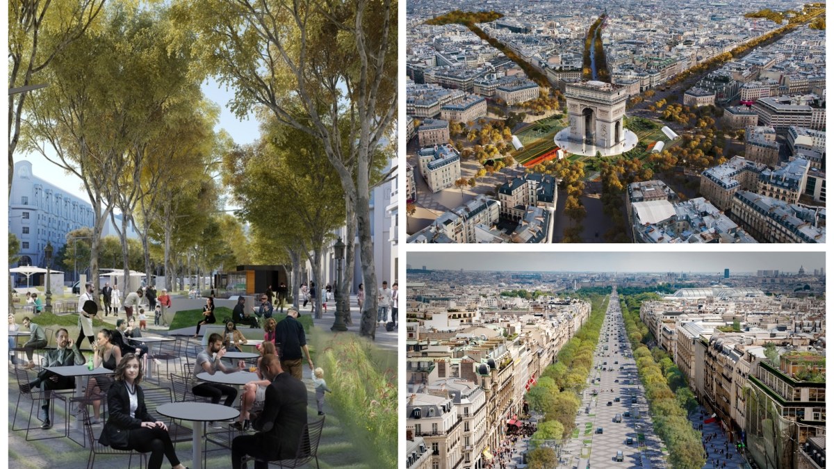 Eliziejaus laukų prospektas iki 2024 metų virs nauju Paryžiaus sodu / „Paris Futur“ nuotr.