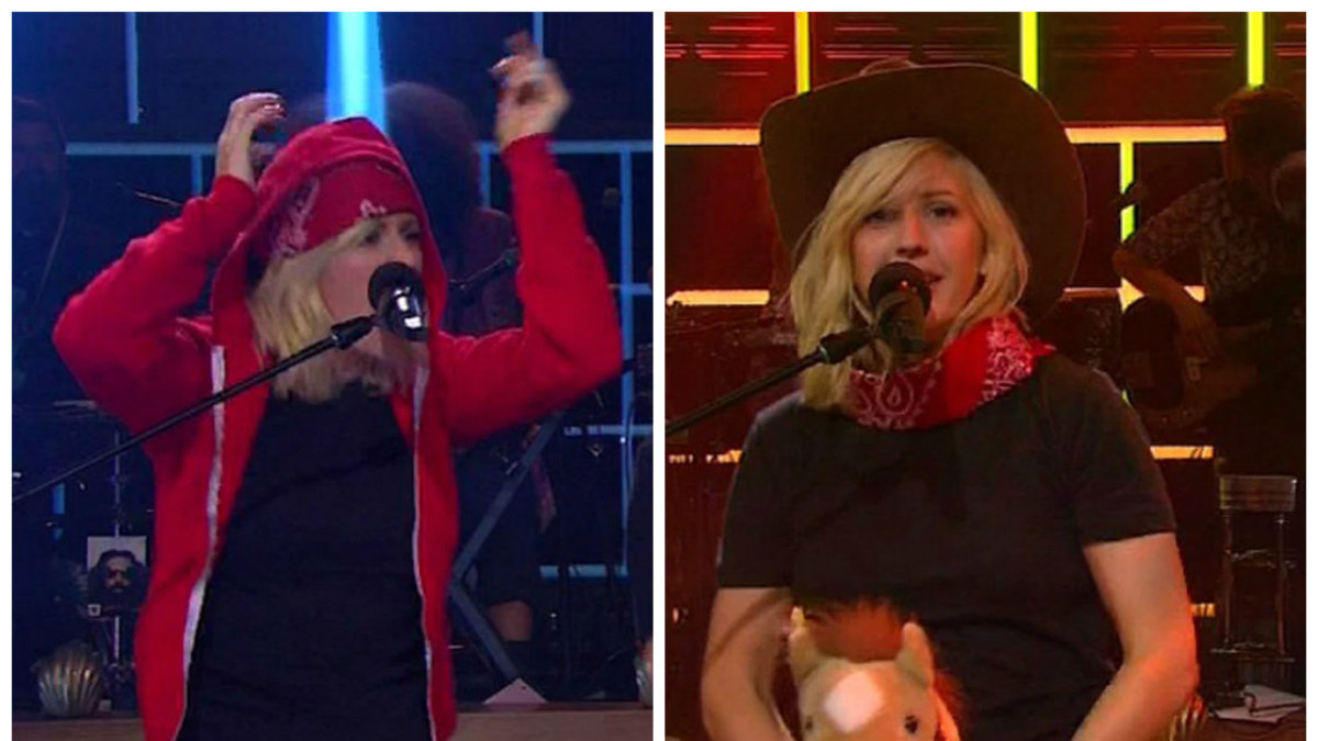 Ellie Goulding laidoje „Late Late Show“ / „Scanpix“/Xposurephotos.com nuotr.