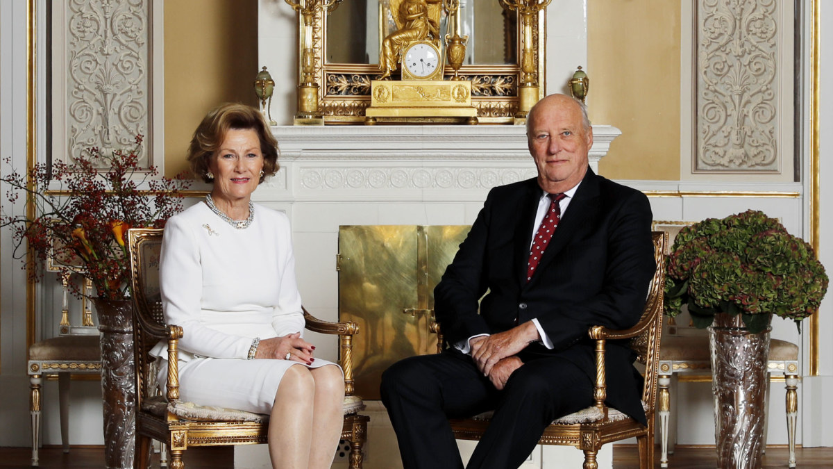 Karalius Haraldas V ir karalienė Sonja / „Scanpix“ nuotr.