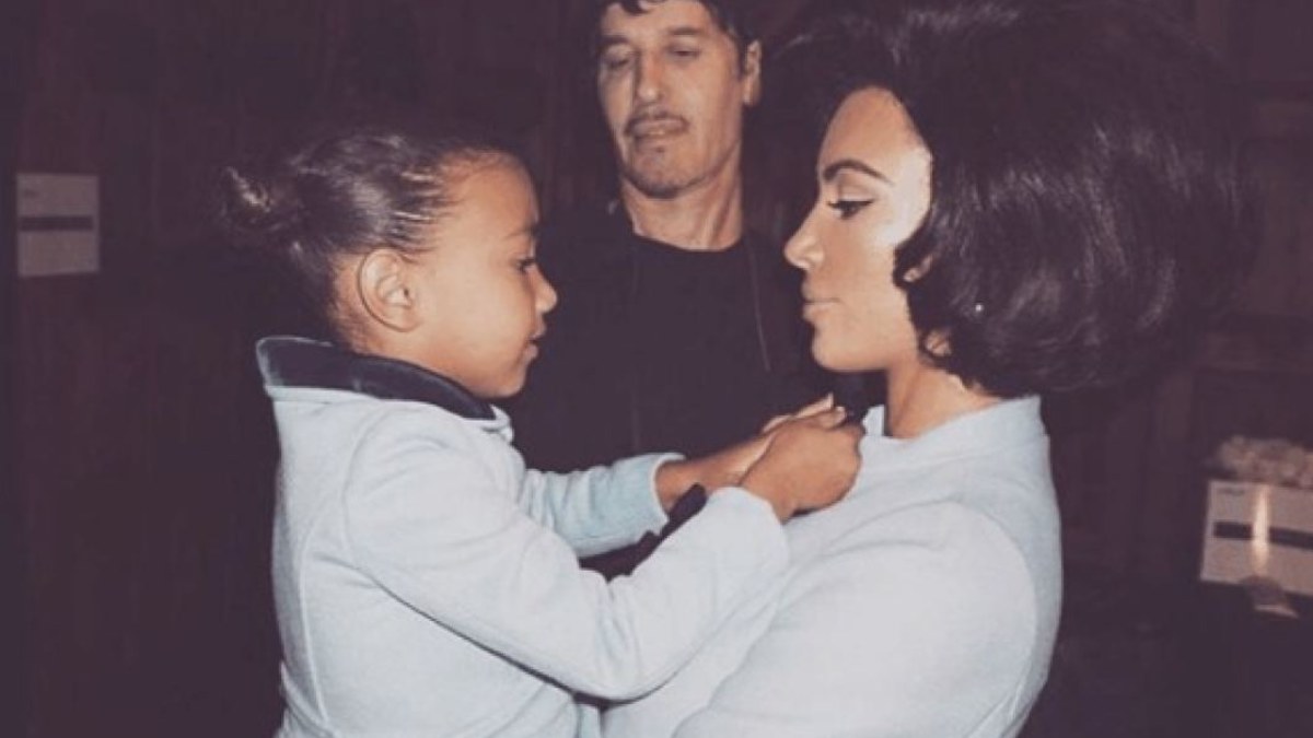 Kim Kardashian su dukra North West / „Interview“ žurnalo fotosesijos