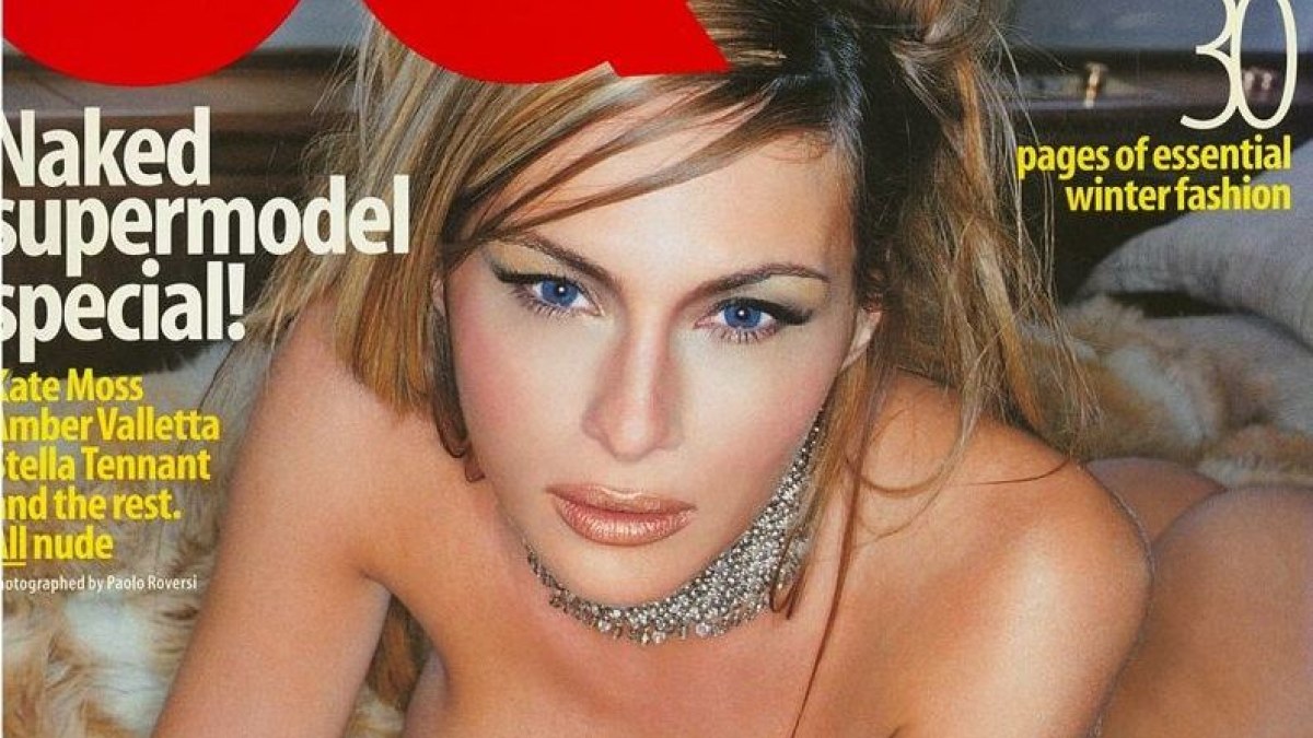 Melania Trump ant žurnalo GQ viršelio (2000 m.) / GQ nuotr.