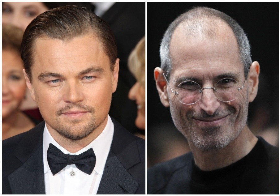 Leonardo DiCaprio ir Steve'as Jobsas / „Scanpix“/„Sipapress“ ir „Reuters“ nuotr.