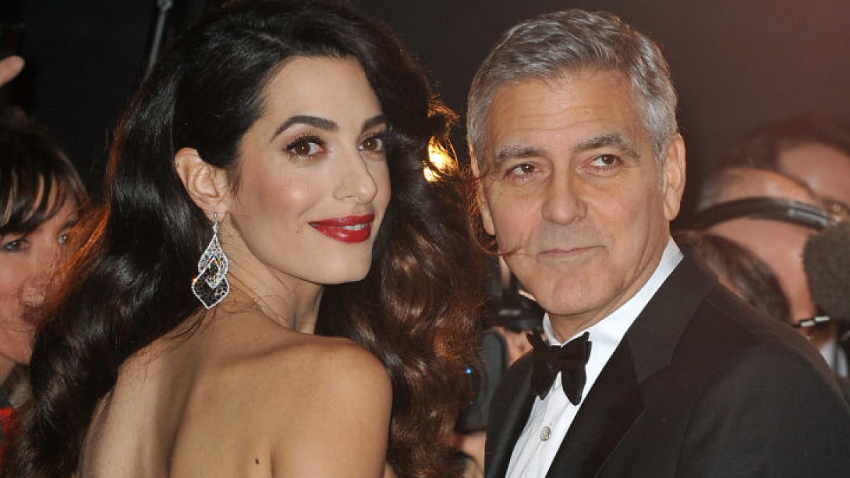 Amal ir George'as Clooney „Cezario“ apdovanojimų ceremonijoje / Vida Press nuotr.