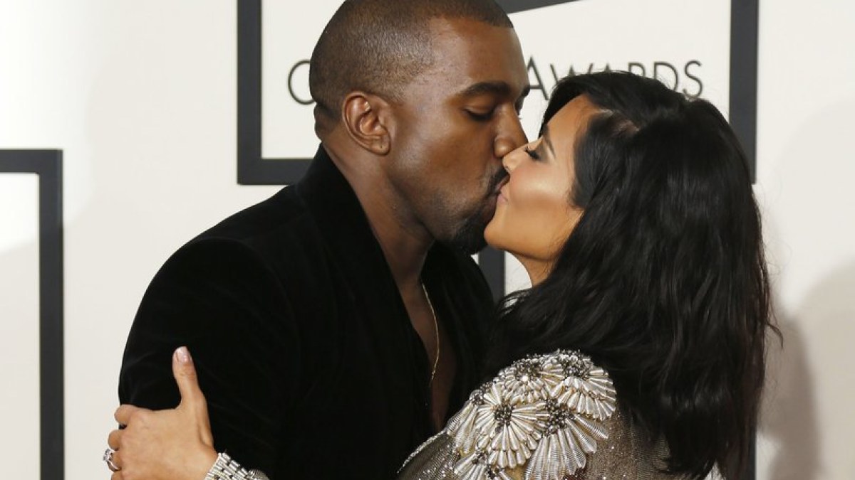 Kanye Westas ir Kim Kardashian  / „Reuters“/„Scanpix“ nuotr.