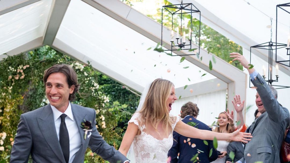 Gwyneth Paltrow ir Brado Falchuko vestuvės