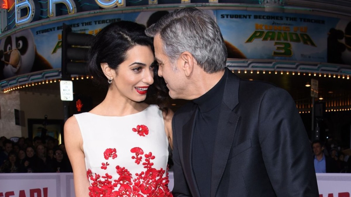 George'as Clooney ir Amal Clooney  / „Scanpix“ nuotr.