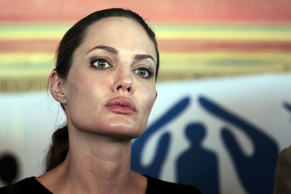 Angelina Jolie Jordanijoje / AFP/„Scanpix“ nuotr.