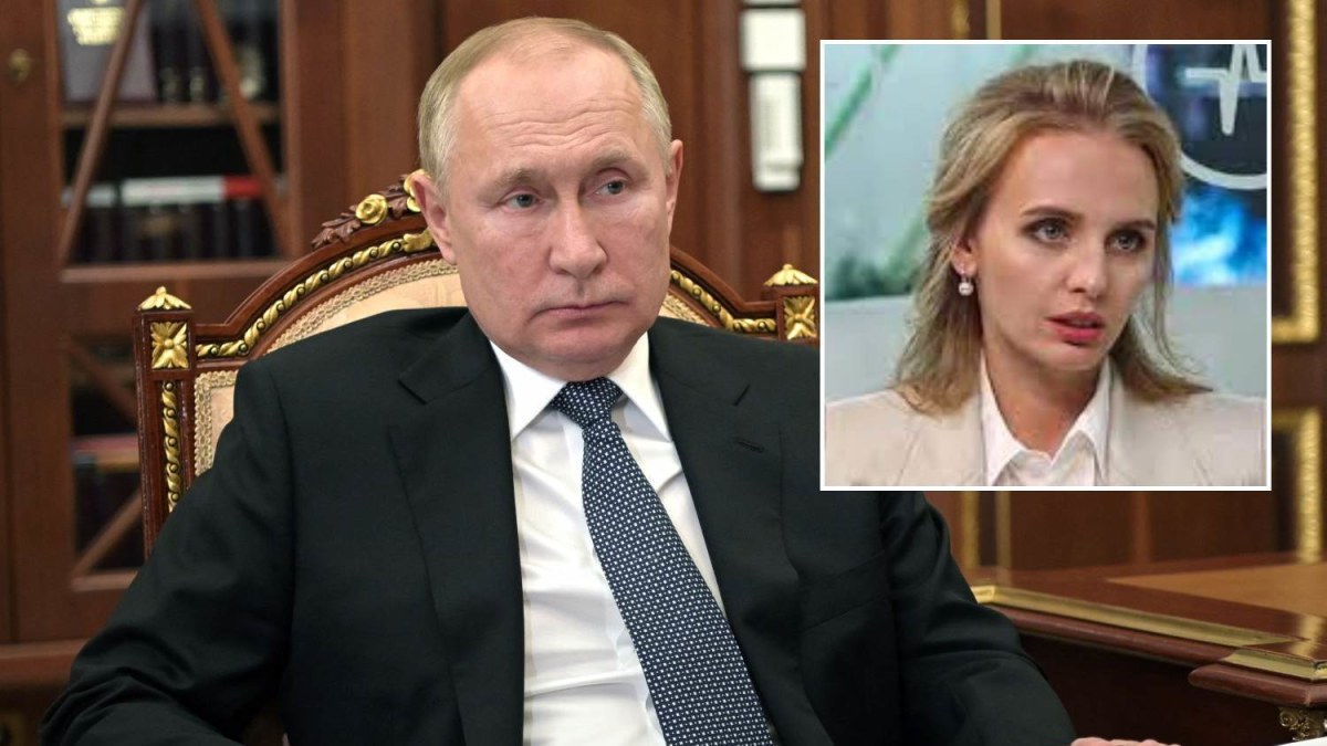 Vladimiras Putinas ir jo dukra Marija Voroncova / Scanpix ir stopkadro nuotr.