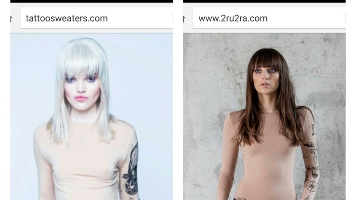 „Tattoo Sweaters“ 2013 metų ir „2ru2ra“ 2015 metų modeliai / Žmonės.lt skaitytojos Jovitos nuotr.