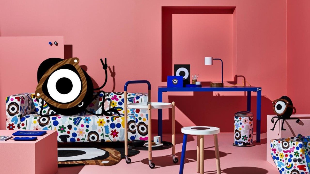 Karlo Lagerfeldo mėgtos kūrėjos kolekcija/IKEA nuotr.