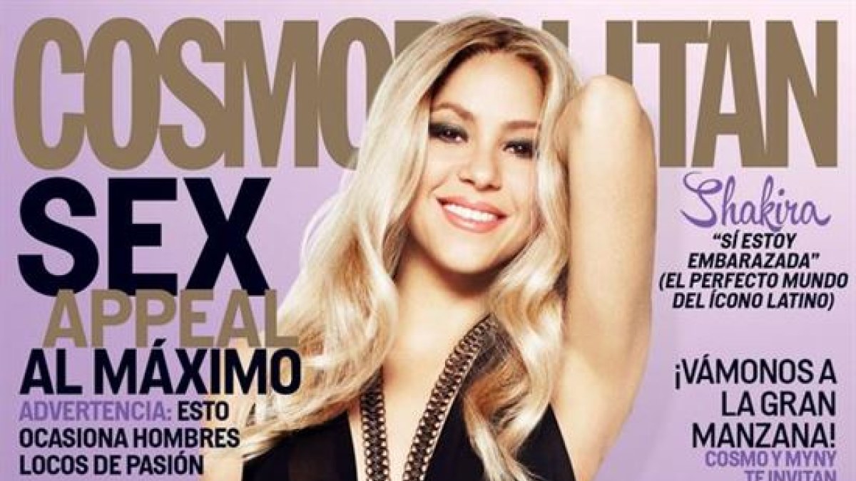 Shakira  / „Cosmpolitan“ viršelis