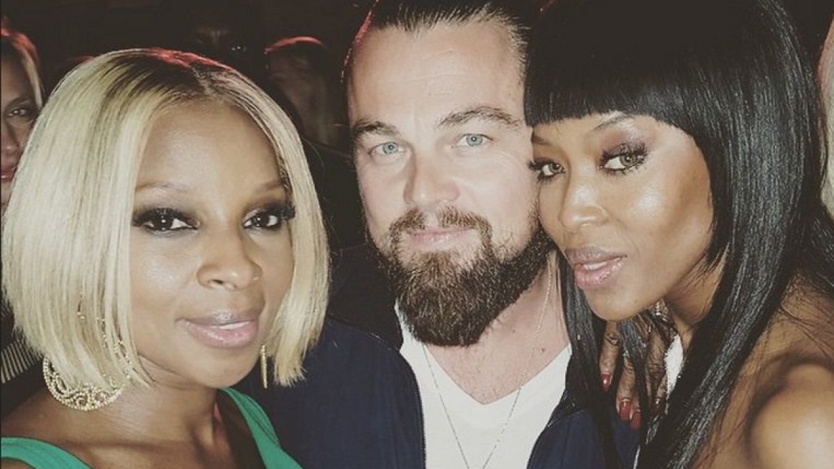 Mary J.Blige, Leonardo DiCaprio ir Naomi Campbell / „Instagram“ nuotr.