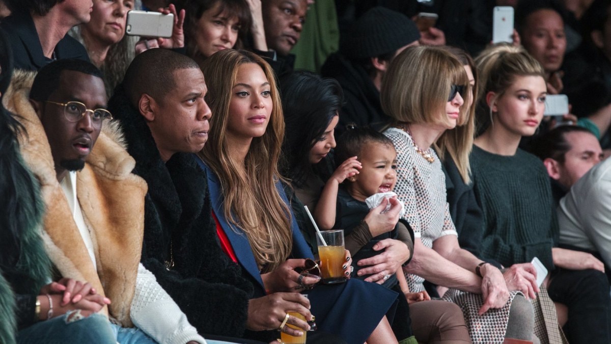 Seanas Combsas, Jay Z su Beyonce, Kim Kardashian su dukra North ir Anna Wintour / „Reuters“/„Scanpix“ nuotr.
