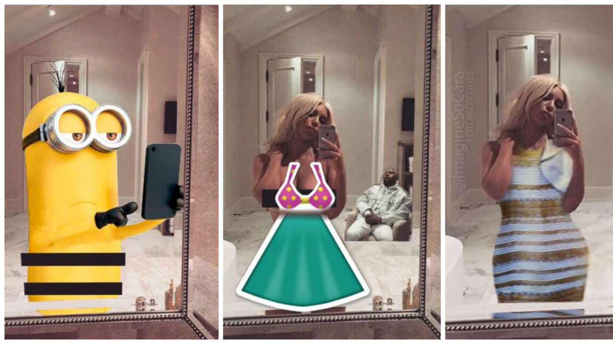 Nuoga Kim Kardashian asmenukė išprovokavo šmaikščius memus / „Instagram“ nuotr.