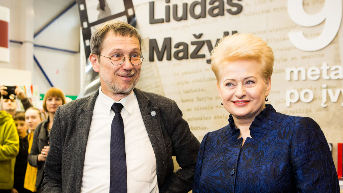 Liudas Mažylis ir prezidentė Dalia Grybauskaitė / Gretos Skaraitienės / BNS nuotr.