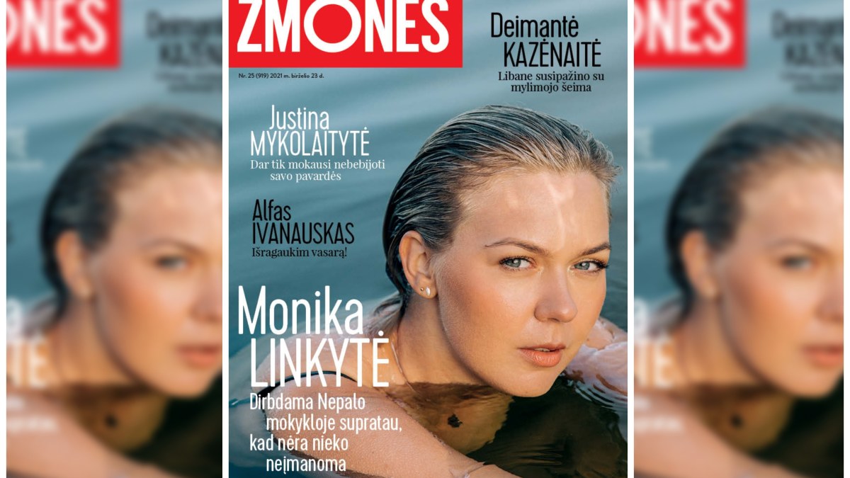 Monika Linkytė / Žurnalo „Žmonės“ viršelis