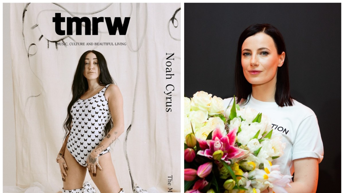 Noah Cyrus, Agnė Kuzmickaitė/žurnalo TMRW viršelis ir „ŽMONĖS Foto“ nuotr.
