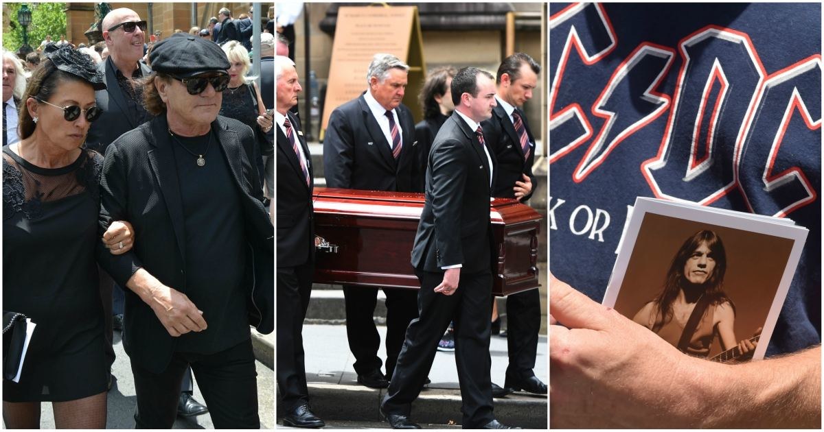 Malcolmo Youngo laidotuvių akimirka / „Reuters“/„Scanpix“ nuotr.