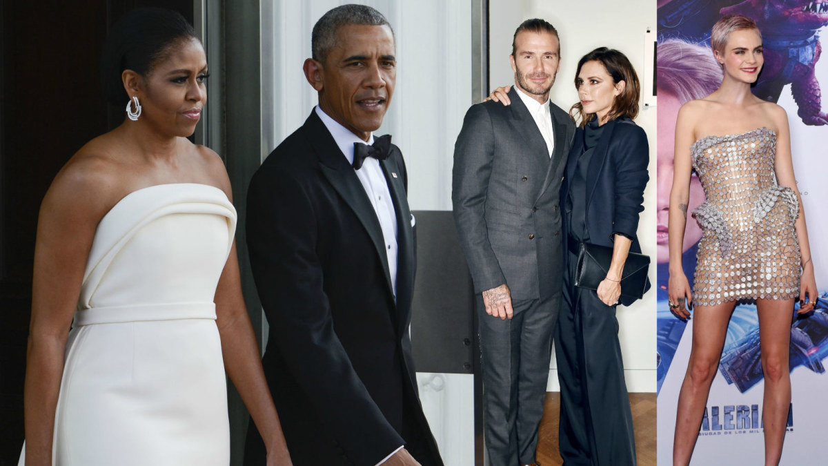 Tarp galimų svečių – Michelle ir Barackas Obamos, Victoria ir Davidas Beckhamai, Cara Delevingne / ViDA Press nuotr./Žmonės.lt montažas