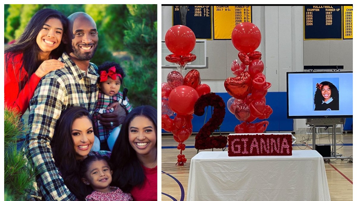 Kobe Bryantas su žmona Vanessa ir dukromis/ Atsisveikinimas su Gianna Bryant/ socialinių tinklų nuotr.