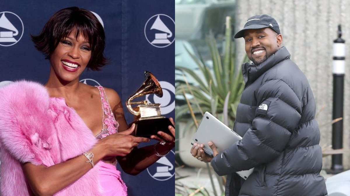 Whitney Houston, Kanye Westas / Scanpix/ Vida Press nuotr. 