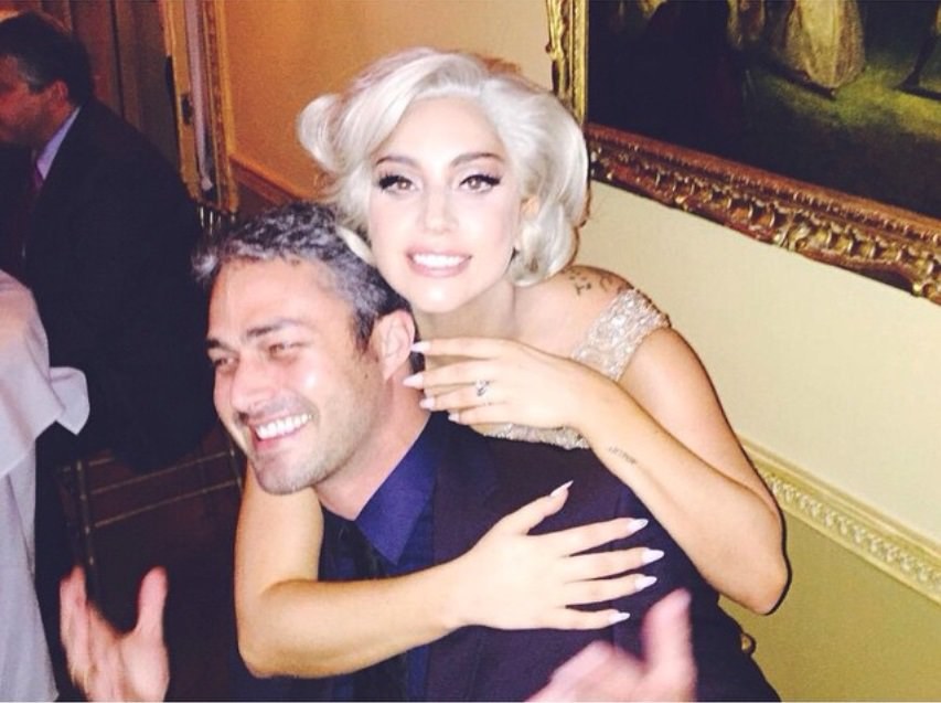 Lady Gaga ir Tayloras Kinney netrukus po sužadėtuvių / „Instagram“ nuotr.