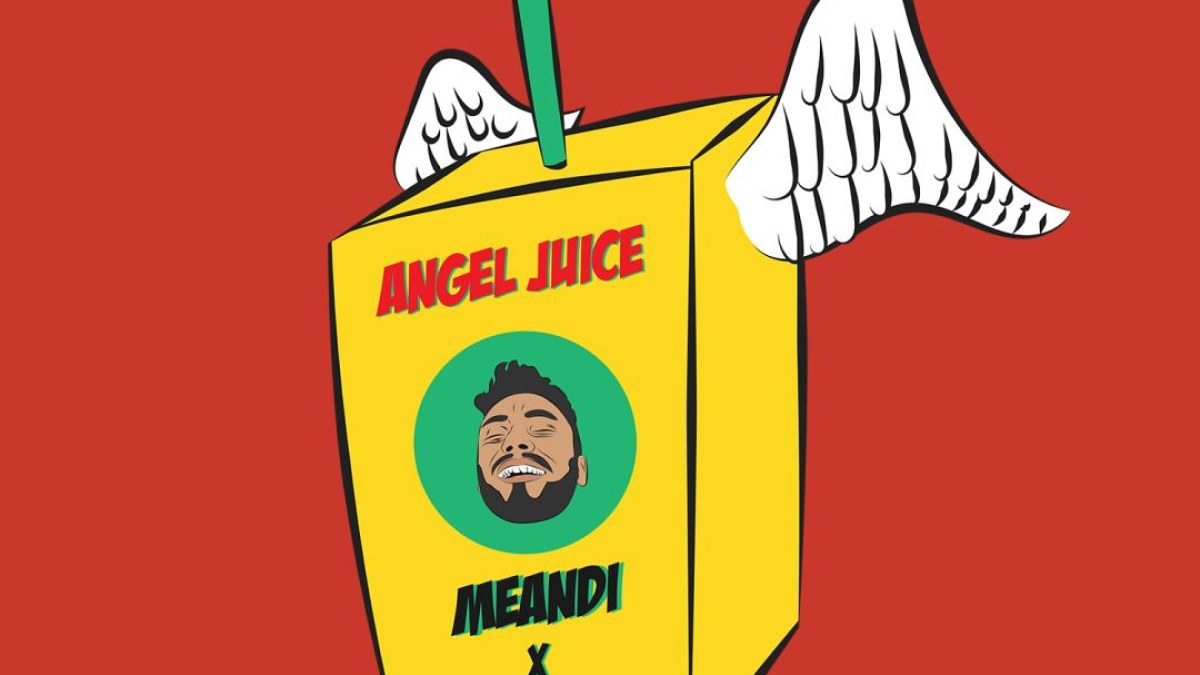 Iliustracija Meandi ir prodiuserio „Juice Bangers“ dainai „Angel Juice“