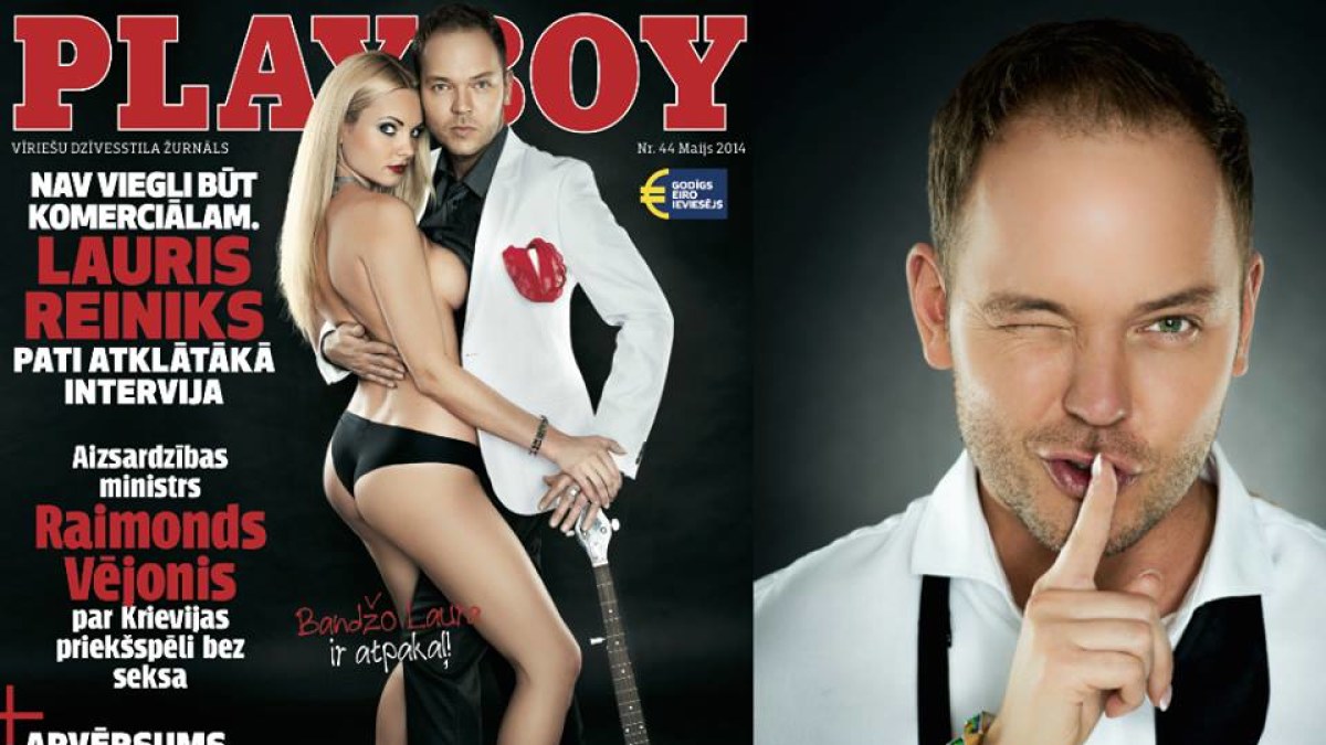 Lauris Reinikis / Žurnalo „Playboy“ viršelis, Andrejs Zavadskis nuotr.