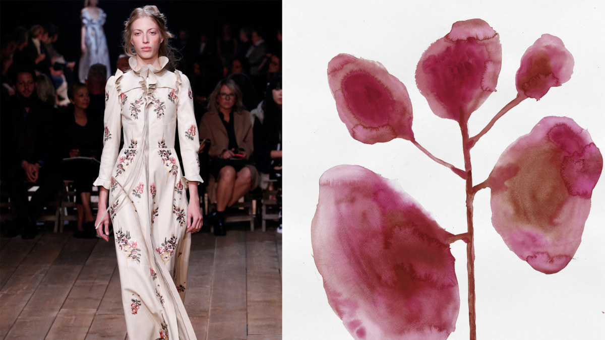 Savaitės tonas: stipri silpna moteris / Alexander McQueen 2016 m pavasario-vasaros kolekcijos modelis/Louise Bourgeois piešinys „Les Fleurs“