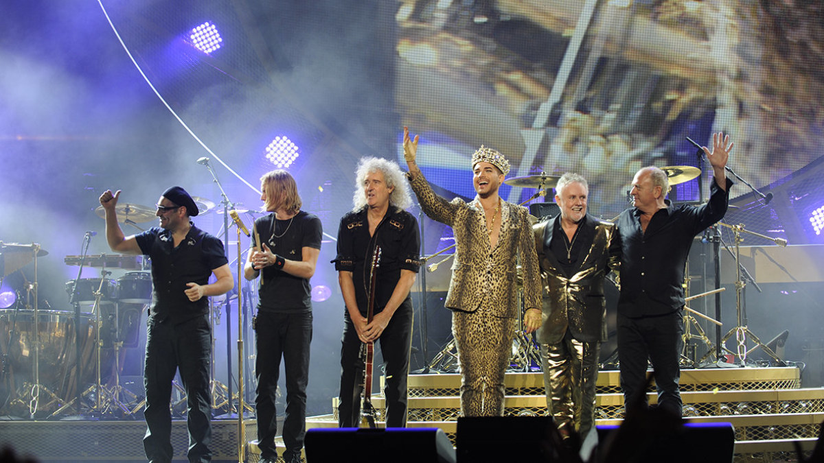 „Queen“ ir Adamas Lambertas / Koncerto rengėjų nuotr.