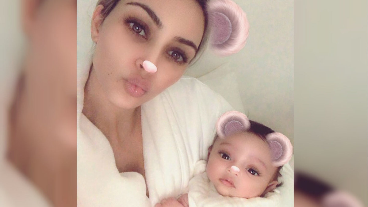 Kim Kardashian su dukra Chicago