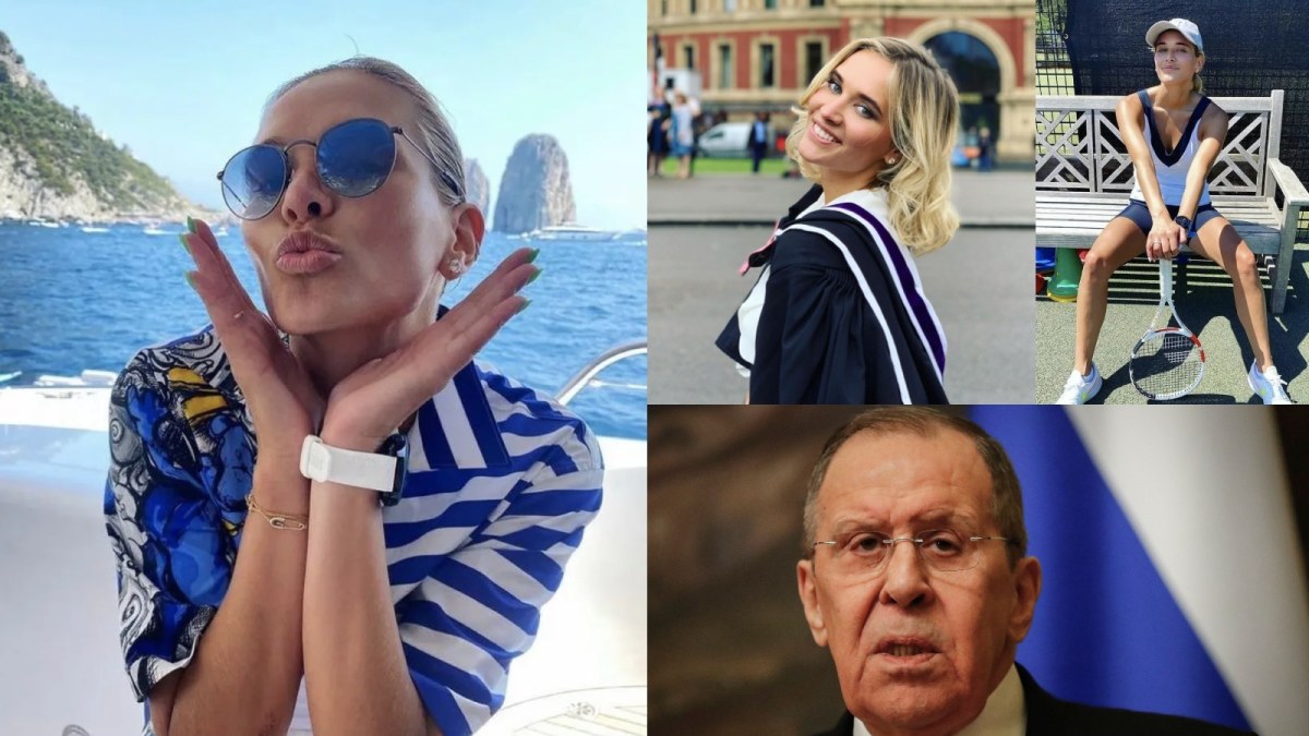 Polina Kovaliova ir Sergejus Lavrovas / Socialinių tinklų ir Scanpix nuotr.