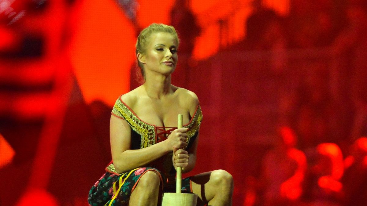 Lenkijos atstovai Donatan ir Cleo / eurovision.tv nuotr.