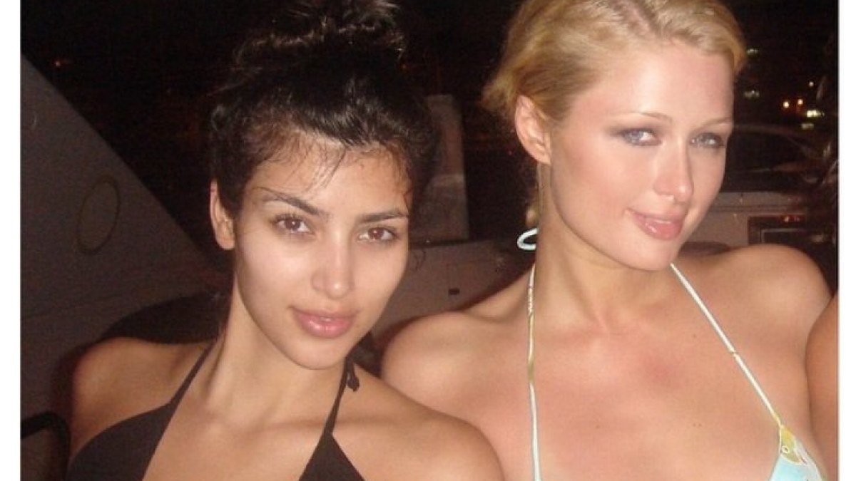 Kim Kardashian ir Paris Hilton (2006 m.) / „Instagram“ nuotr.