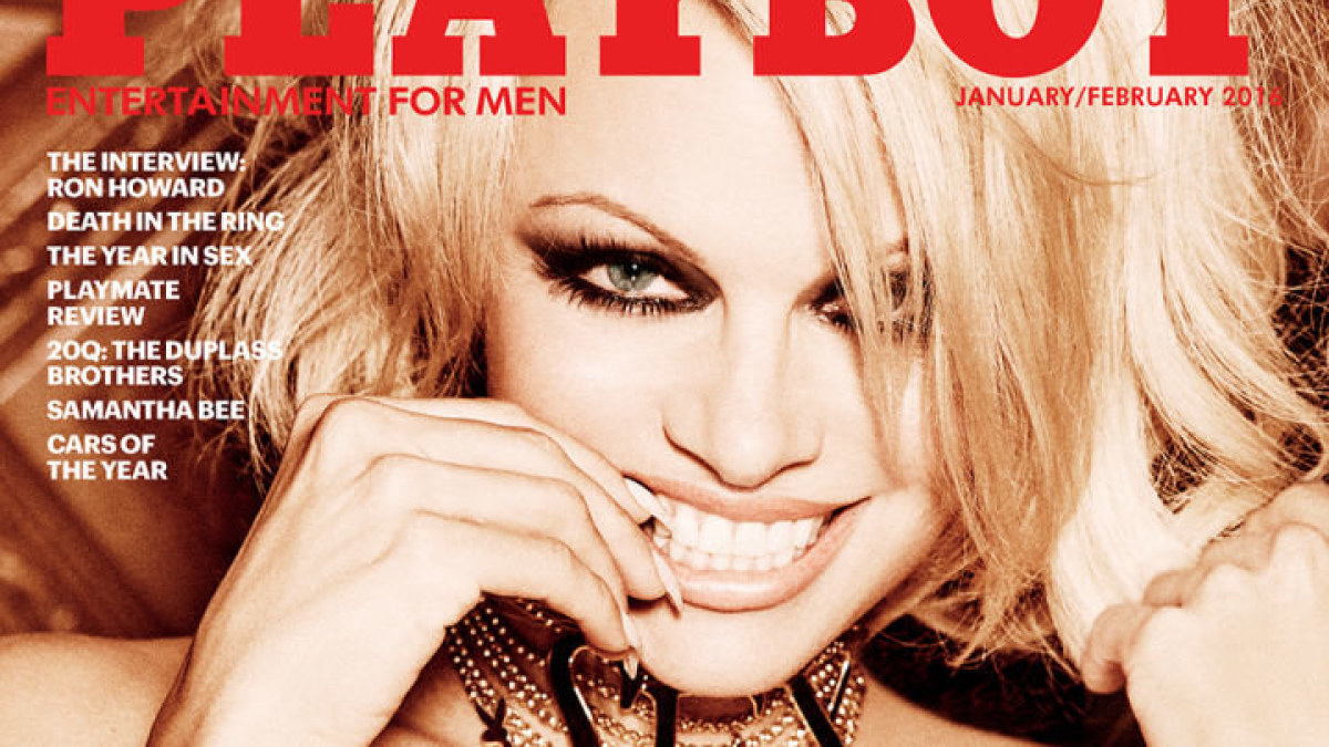 Pamela Anderson (2016 m. sausis/vasaris) / „Playboy“ viršelis