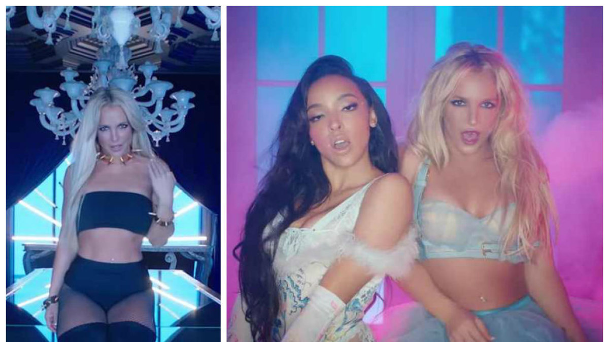 Britney Spears vaizdo klipas „Slumber Party“ / Video kadras
