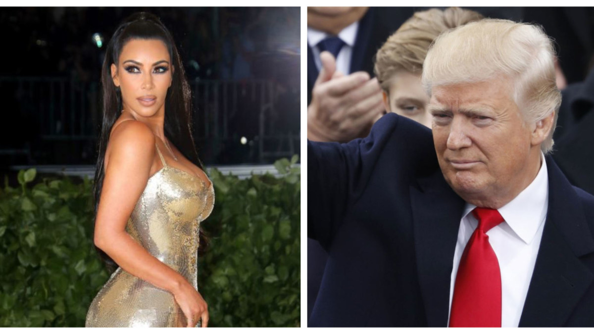 Kim Kardashian ir Donaldas Trumpas / Vida Press nuotr.