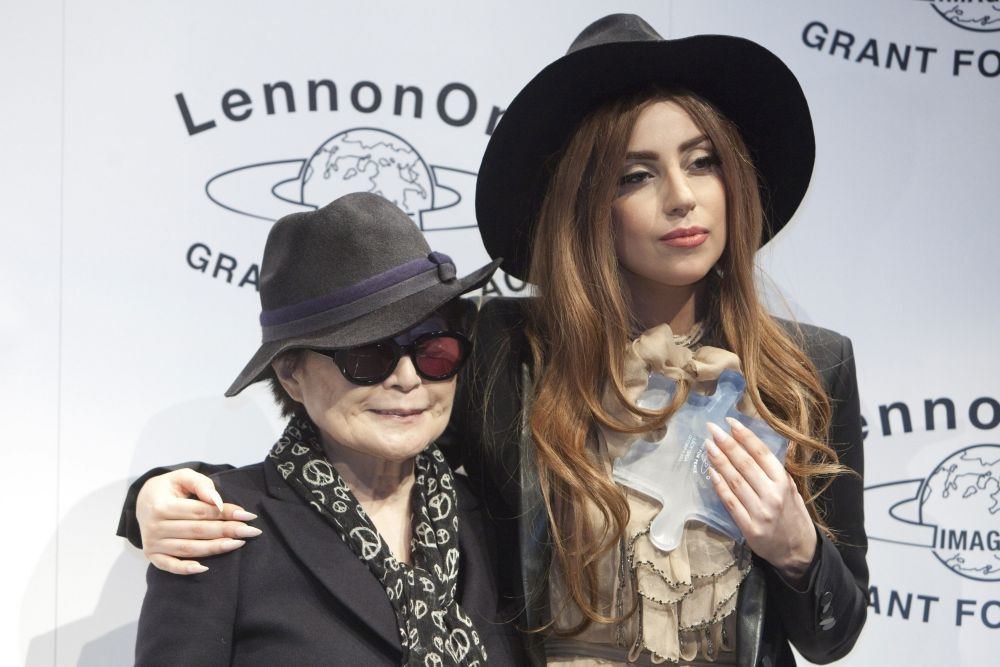 Yoko Ono ir Lady Gaga / AFP/„Scanpix“ nuotr.